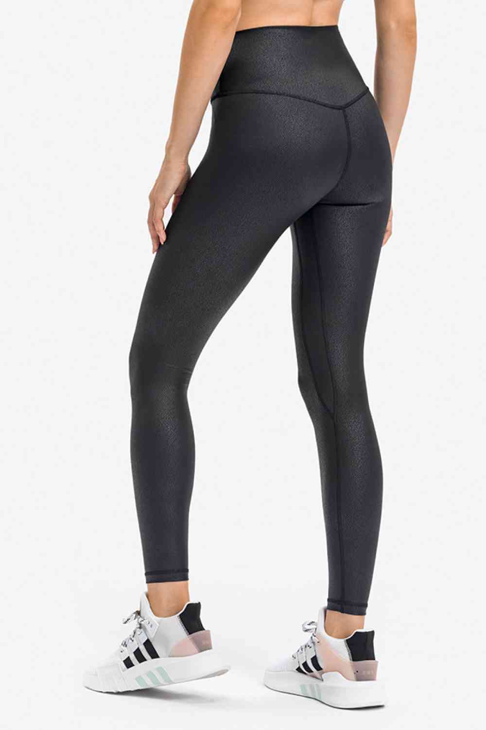 Turn It Up Black Faux Leather Leggings — The Gypsy Peach