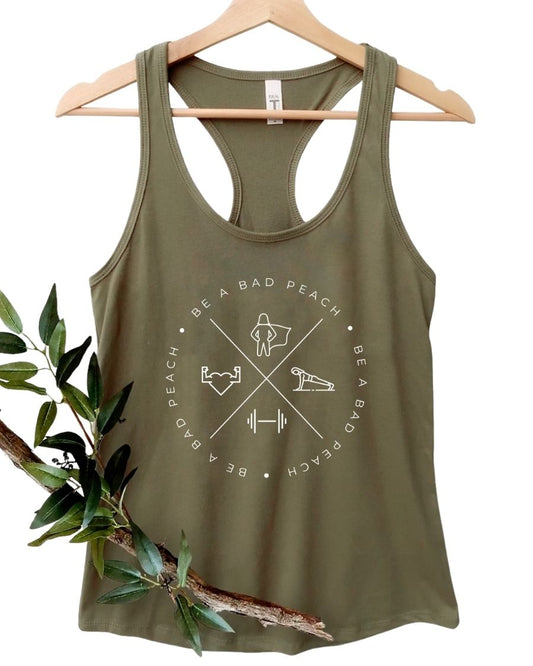 NEW! Be A Bad Peach Belief - Tank Top