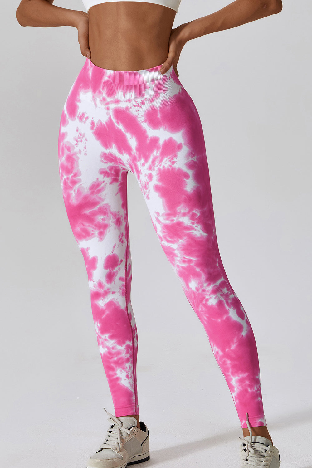 Legging Full Length Crazy Print - Amni, Pink Tie Dye – Brasilfit USA